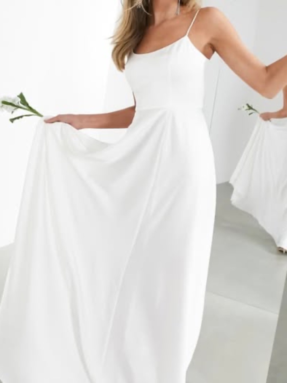 ASOS Satin Cami Wedding Dress